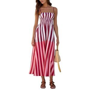 Camila Blanco Womens  Printed Midi Dress